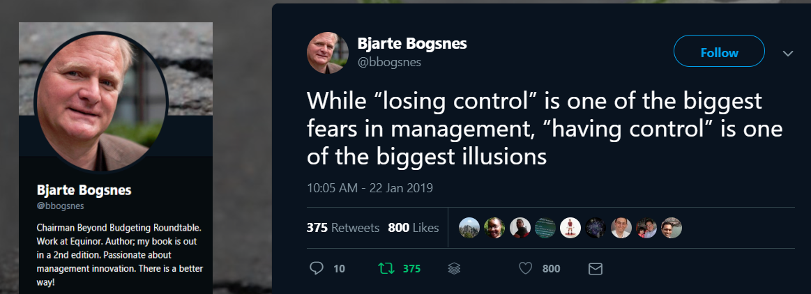illusion of control